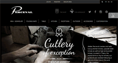 Desktop Screenshot of perceval-knives.co.uk